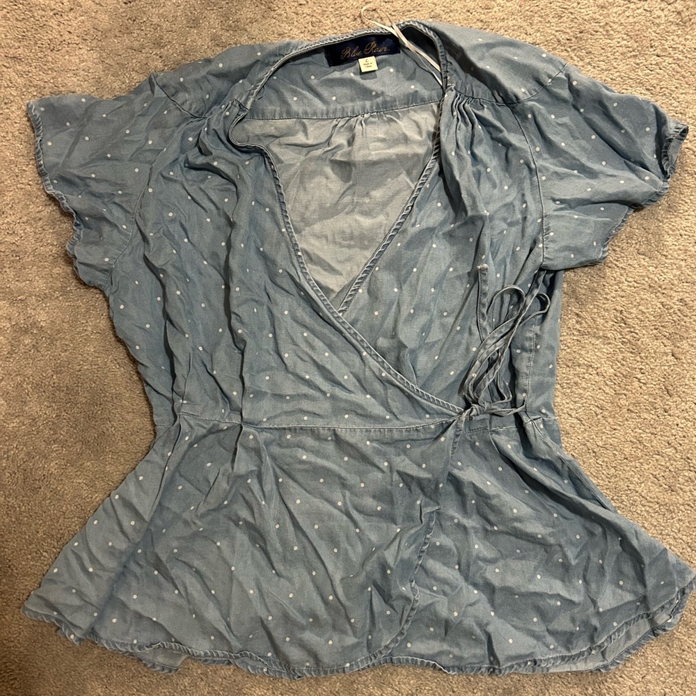 Large cross body tie shirt